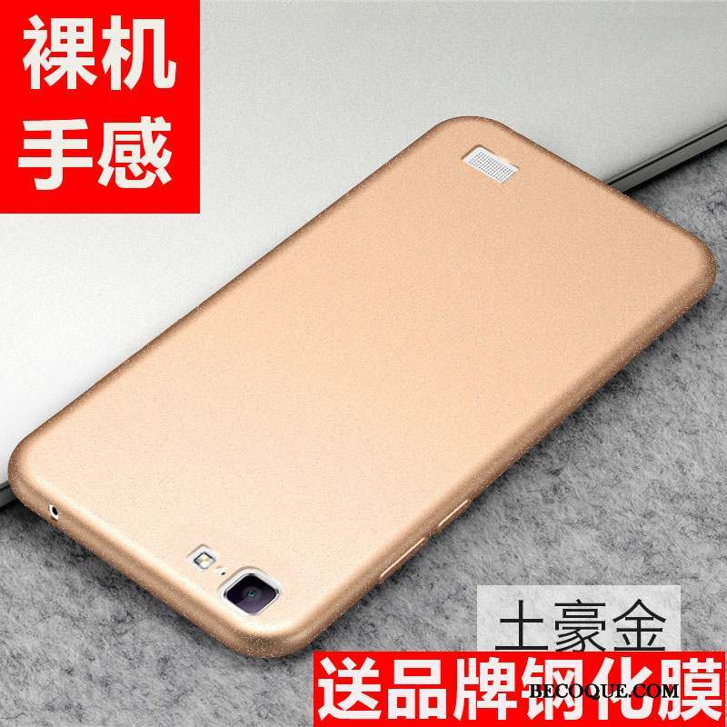 Huawei Ascend G7 Étui Délavé En Daim Coque Tout Compris De Téléphone Protection