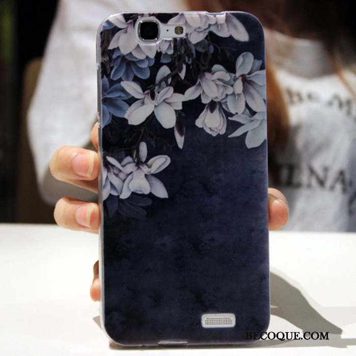 Huawei Ascend G7 Étui Protection Fluide Doux Incassable Silicone Coque De Téléphone