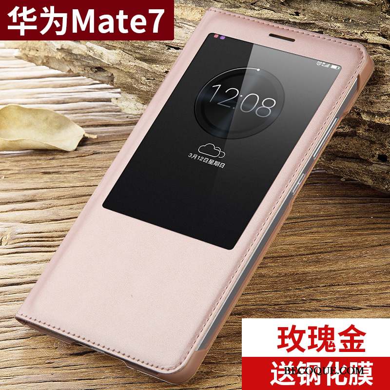 Huawei Ascend Mate 7 Clamshell Coque De Téléphone Tendance Incassable Protection Étui