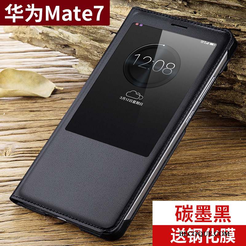 Huawei Ascend Mate 7 Clamshell Coque De Téléphone Tendance Incassable Protection Étui