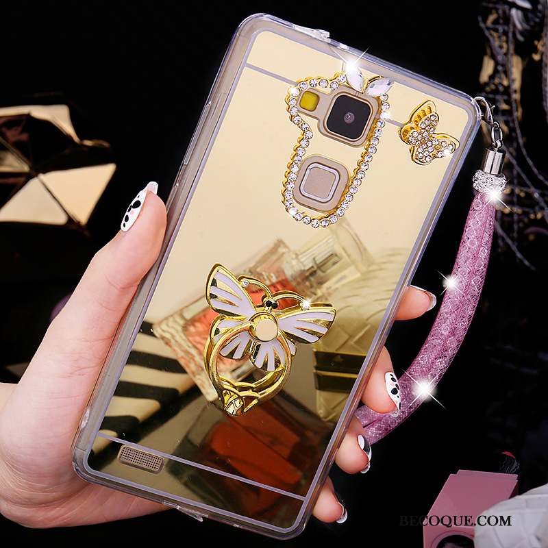 Huawei Ascend Mate 7 Coque Créatif Personnalité Nouveau Strass Étui Couvercle Arrière