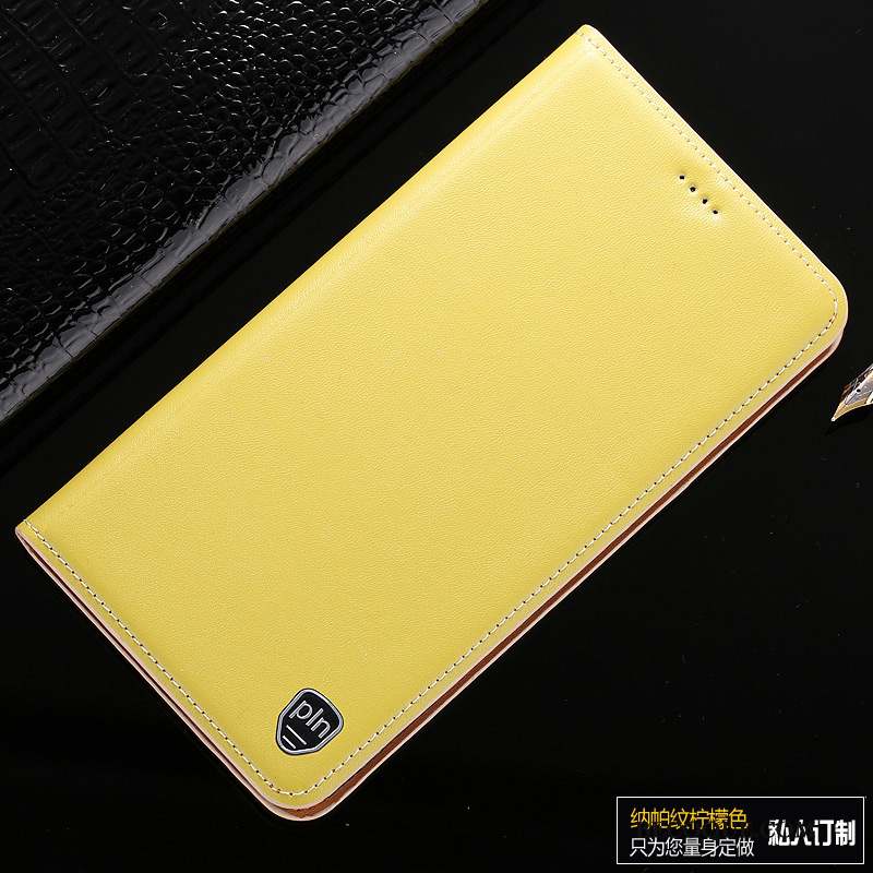 Huawei Ascend Mate 7 Coque De Téléphone Rouge Étui Étui En Cuir Protection Cuir Véritable