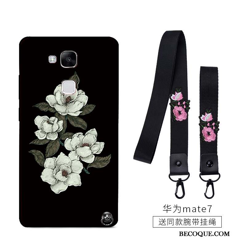 Huawei Ascend Mate 7 Coque De Téléphone Tout Compris Silicone Dessin Animé Créatif Étui