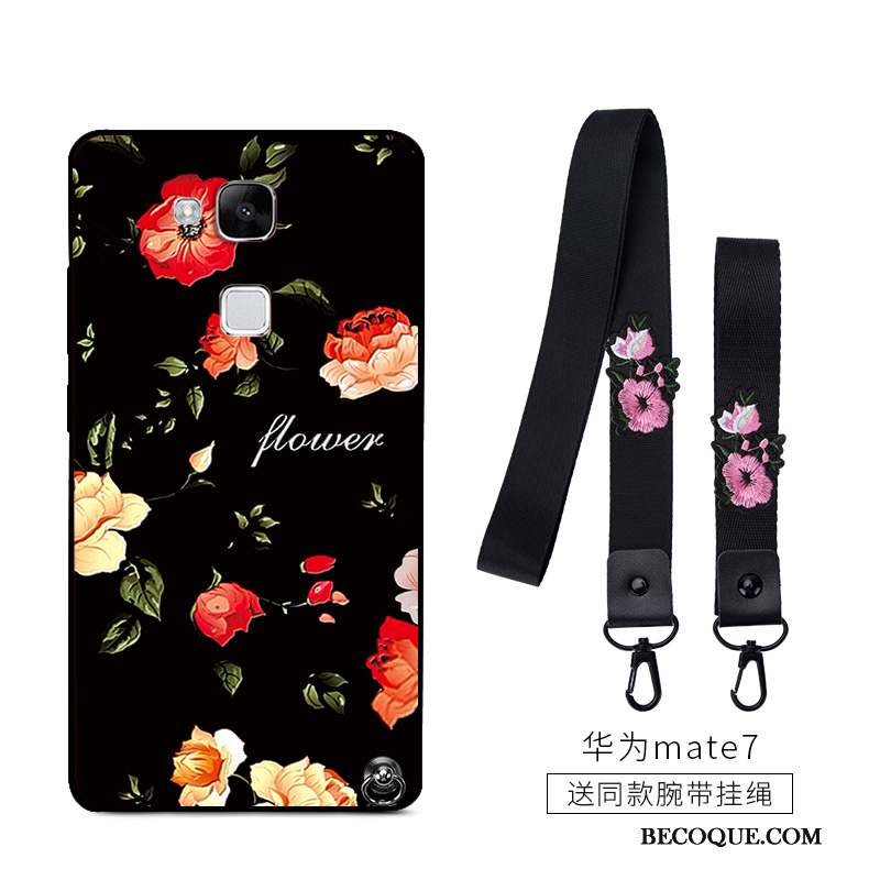 Huawei Ascend Mate 7 Coque De Téléphone Tout Compris Silicone Dessin Animé Créatif Étui