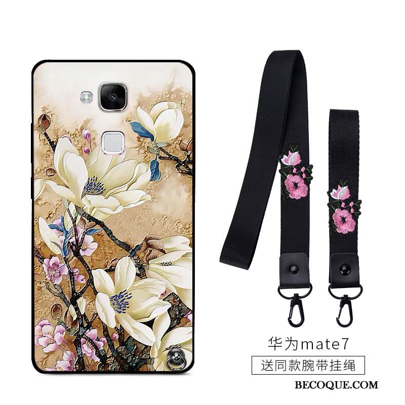 Huawei Ascend Mate 7 Coque De Téléphone Tout Compris Silicone Dessin Animé Créatif Étui