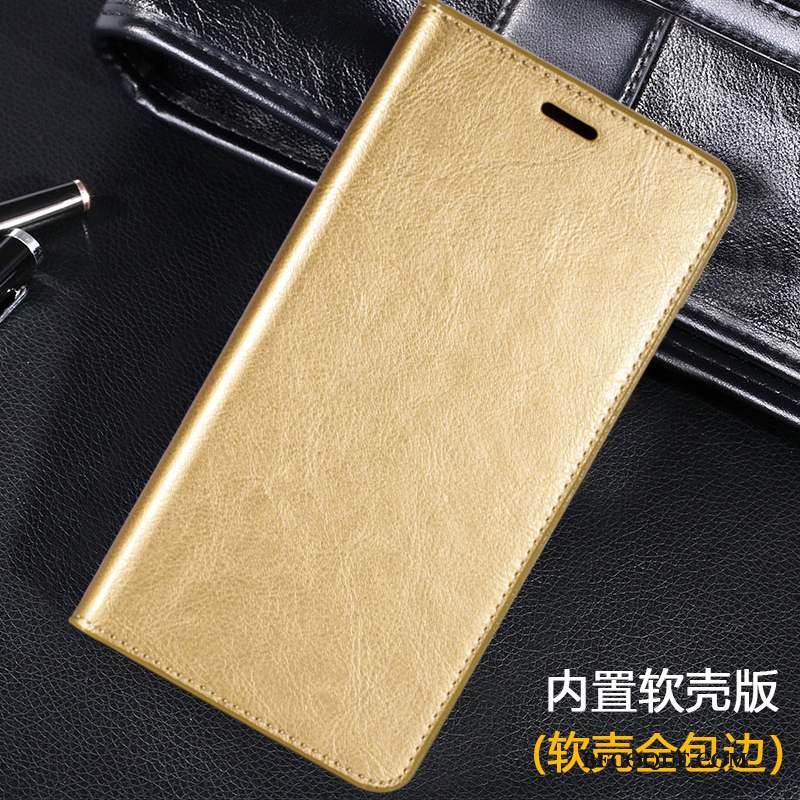 Huawei Ascend Mate 7 Coque Étui Téléphone Portable Étui En Cuir Incassable Cuir Véritable Housse