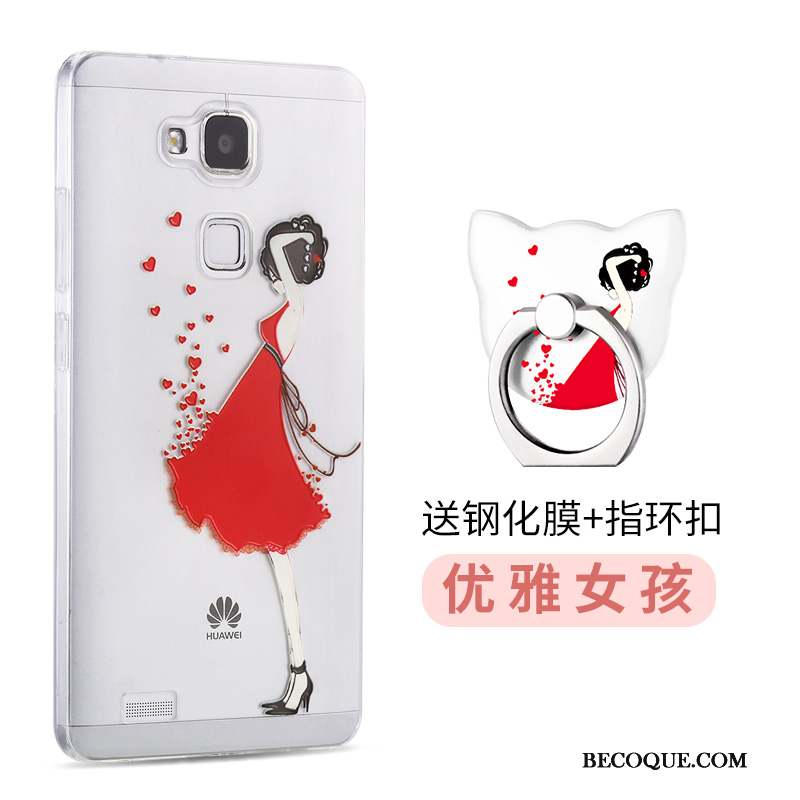 Huawei Ascend Mate 7 Couvercle Arrière Silicone Coque De Téléphone Difficile Téléphone Portable Rose