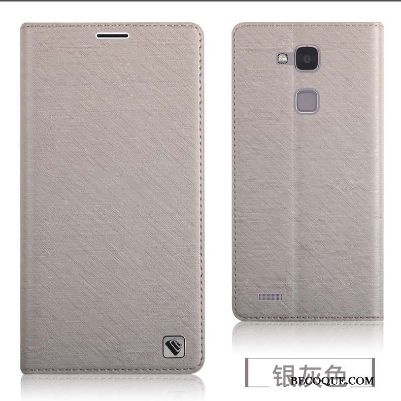 Huawei Ascend Mate 7 Fluide Doux Étui En Cuir Coque De Téléphone Silicone Protection Tout Compris