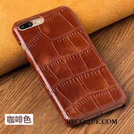 Huawei Ascend Mate 7 Personnalité Coque De Téléphone Personnalisé Marron Crocodile Modèle Étui