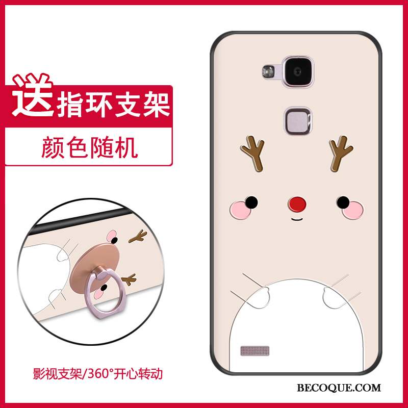 Huawei Ascend Mate 7 Tout Compris Coque De Téléphone Silicone Fluide Doux Dessin Animé Rose