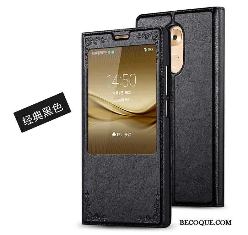 Huawei Ascend Mate 7 Téléphone Portable Étui En Cuir Coque De Téléphone Tendance Cuir Véritable Protection