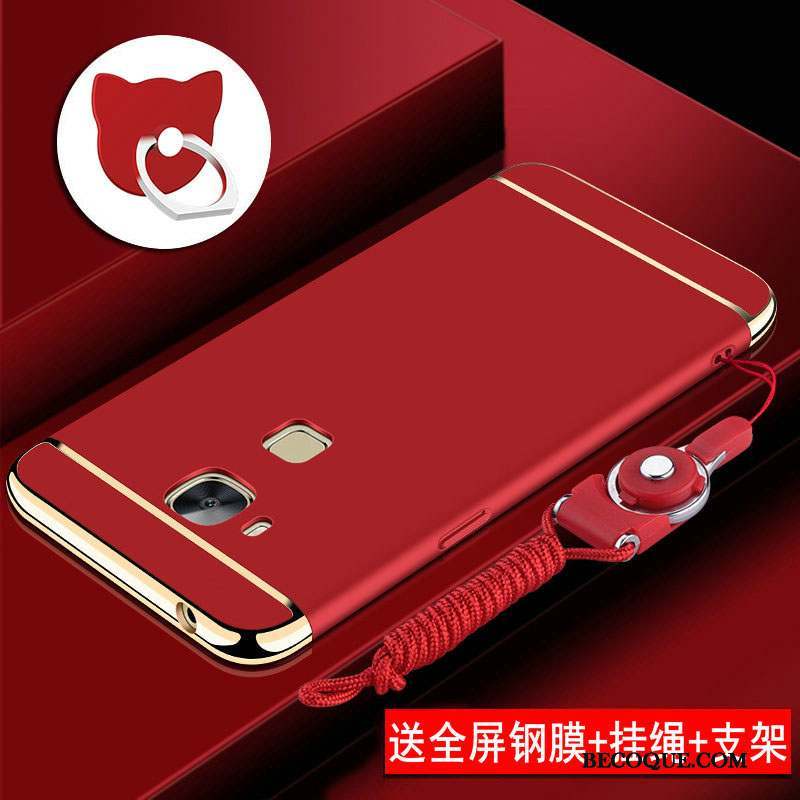 Huawei G7 Plus Argent Protection Étui Incassable Coque De Téléphone Délavé En Daim