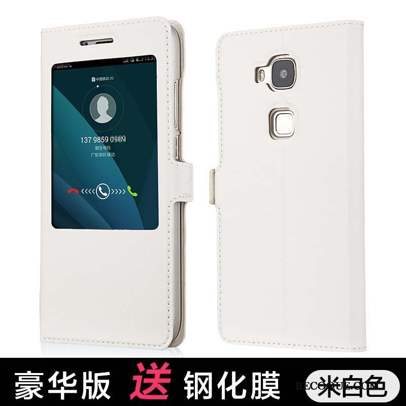 Huawei G7 Plus Coque De Téléphone Bleu Clair Housse Protection Téléphone Portable Mesh