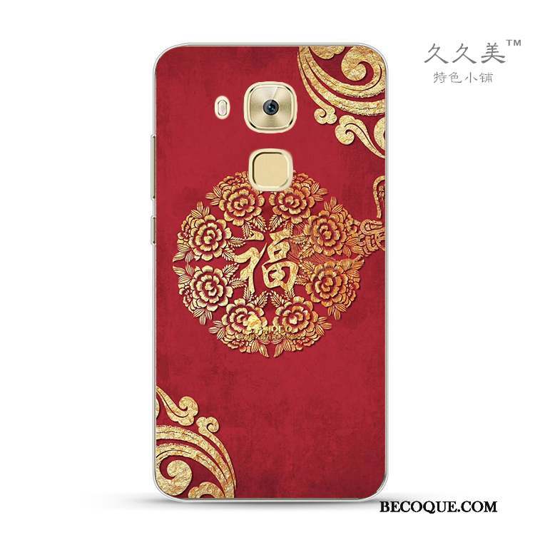 Huawei G7 Plus Coque De Téléphone De Fête Rouge Couleur Qualité Nouveau