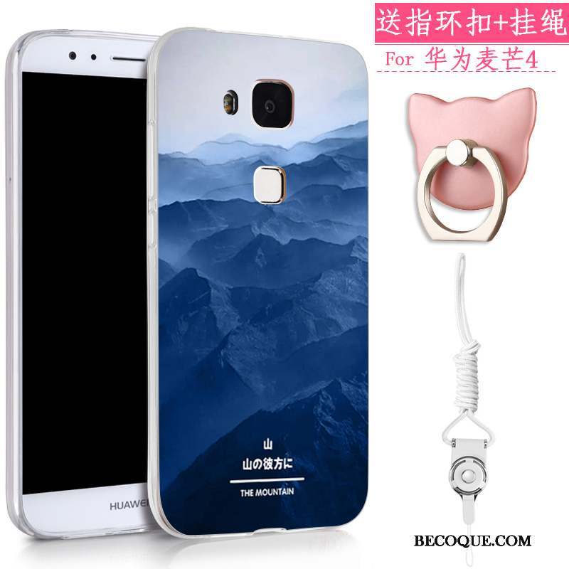 Huawei G7 Plus Coque Incassable Tendance Silicone Fluide Doux Ornements Suspendus Tout Compris