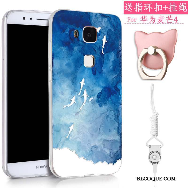 Huawei G7 Plus Coque Incassable Tendance Silicone Fluide Doux Ornements Suspendus Tout Compris