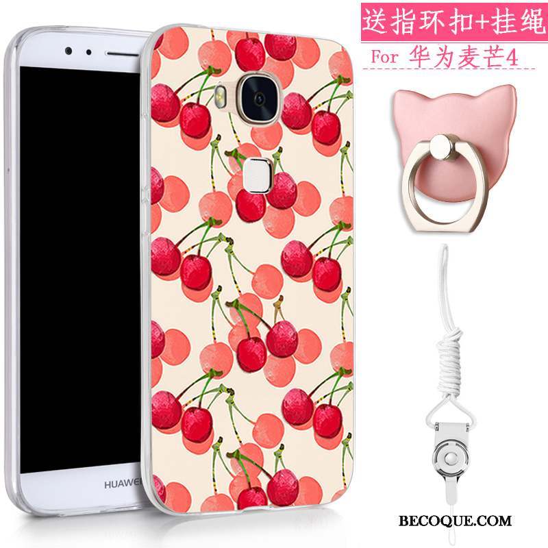 Huawei G7 Plus Coque Incassable Tendance Silicone Fluide Doux Ornements Suspendus Tout Compris