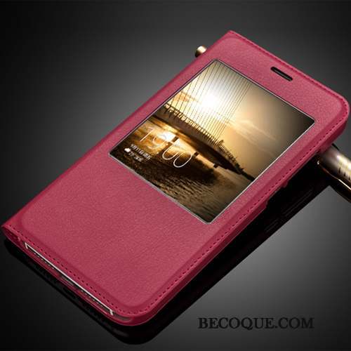 Huawei G7 Plus Coque Protection Housse Rose Étui Téléphone Portable Étui En Cuir