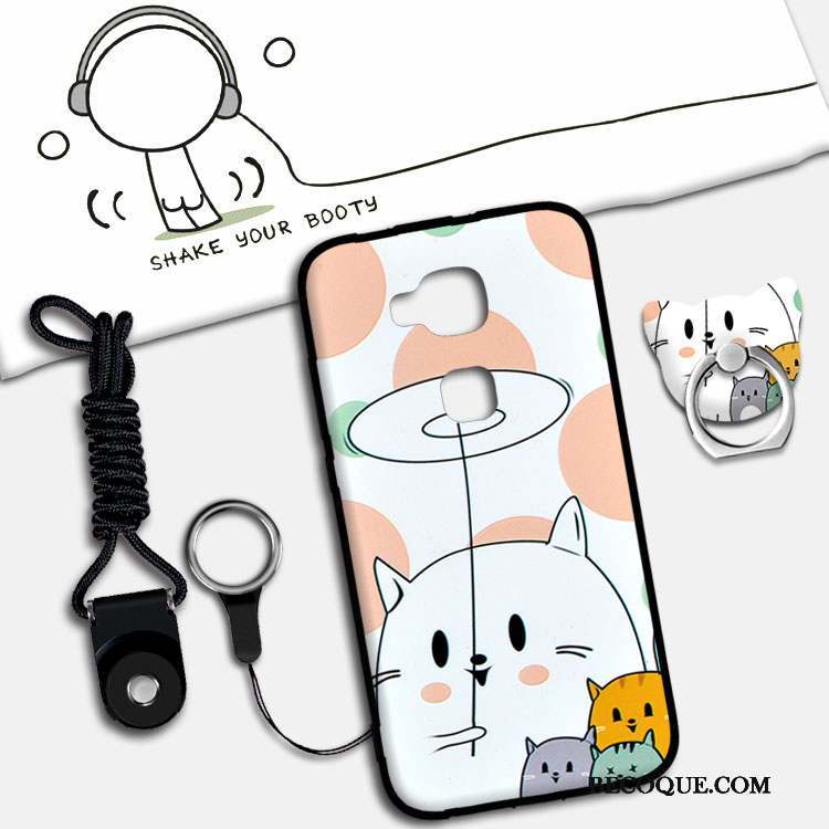 Huawei G7 Plus Dessin Animé Ornements Suspendus Incassable Coque De Téléphone Protection Silicone