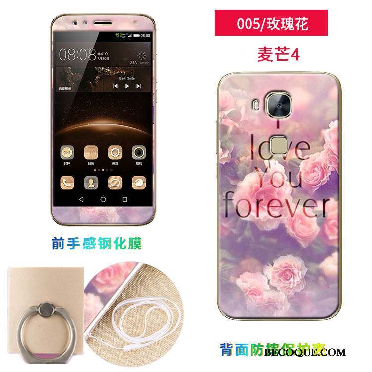 Huawei G7 Plus Fluide Doux Coque De Téléphone Silicone Membrane Multicolore Tempérer