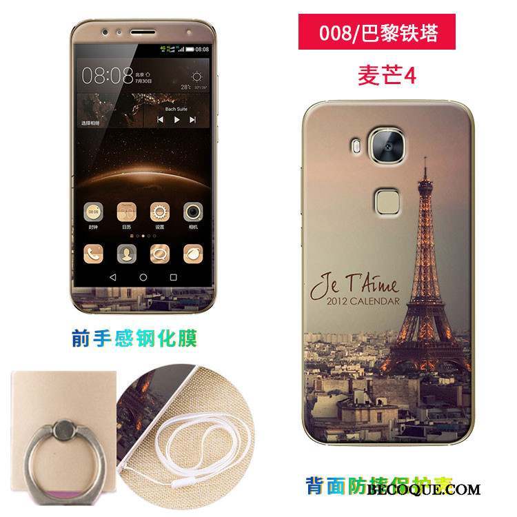Huawei G7 Plus Fluide Doux Coque De Téléphone Silicone Membrane Multicolore Tempérer