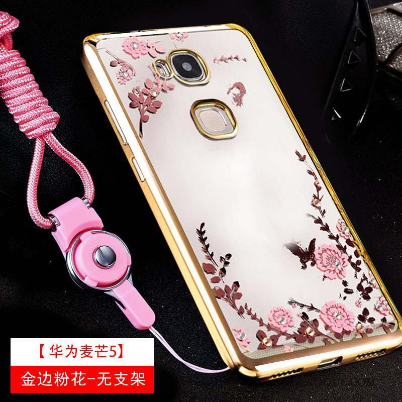 Huawei G7 Plus Fluide Doux Ornements Suspendus Tendance Coque Étui Rose