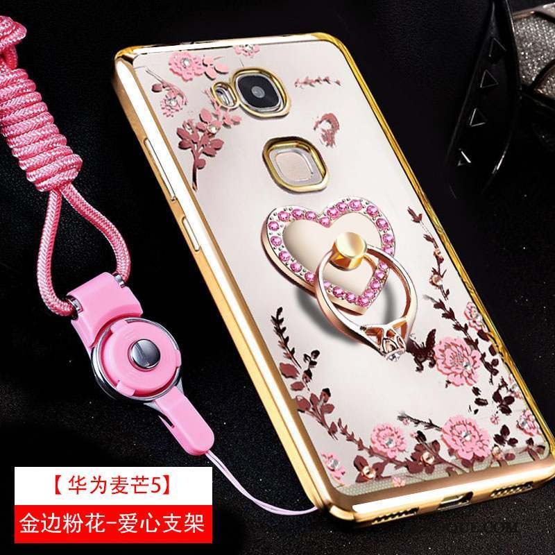 Huawei G7 Plus Fluide Doux Ornements Suspendus Tendance Coque Étui Rose