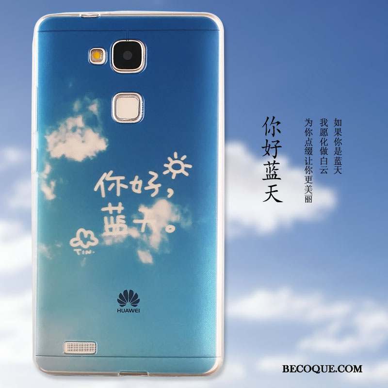 Huawei G7 Plus Incassable Coque Étui Protection Silicone Vert