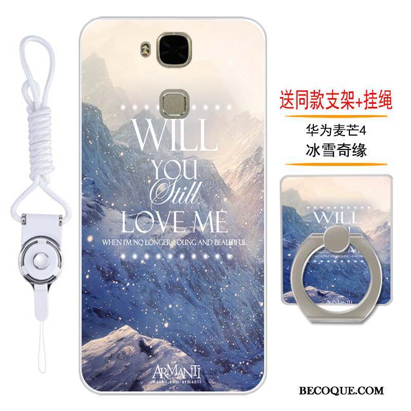 Huawei G7 Plus Incassable Étui Coque De Téléphone Silicone Fluide Doux Protection