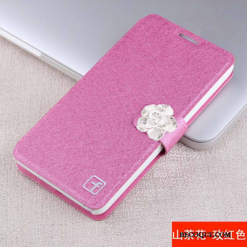 Huawei G7 Plus Noir Housse Strass Étui En Cuir Coque De Téléphone