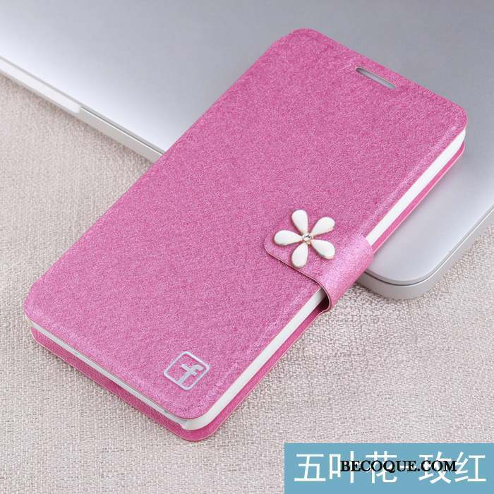 Huawei G7 Plus Noir Housse Strass Étui En Cuir Coque De Téléphone