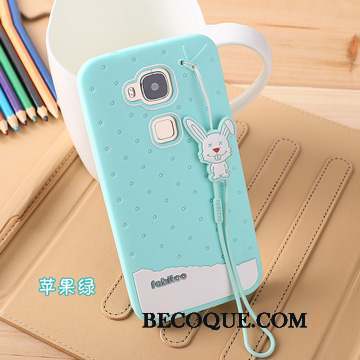 Huawei G7 Plus Silicone Protection Rose Coque Téléphone Portable Fluide Doux