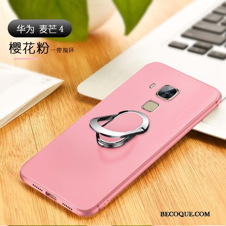 Huawei G7 Plus Support Fluide Doux Étui Coque De Téléphone Rouge Silicone