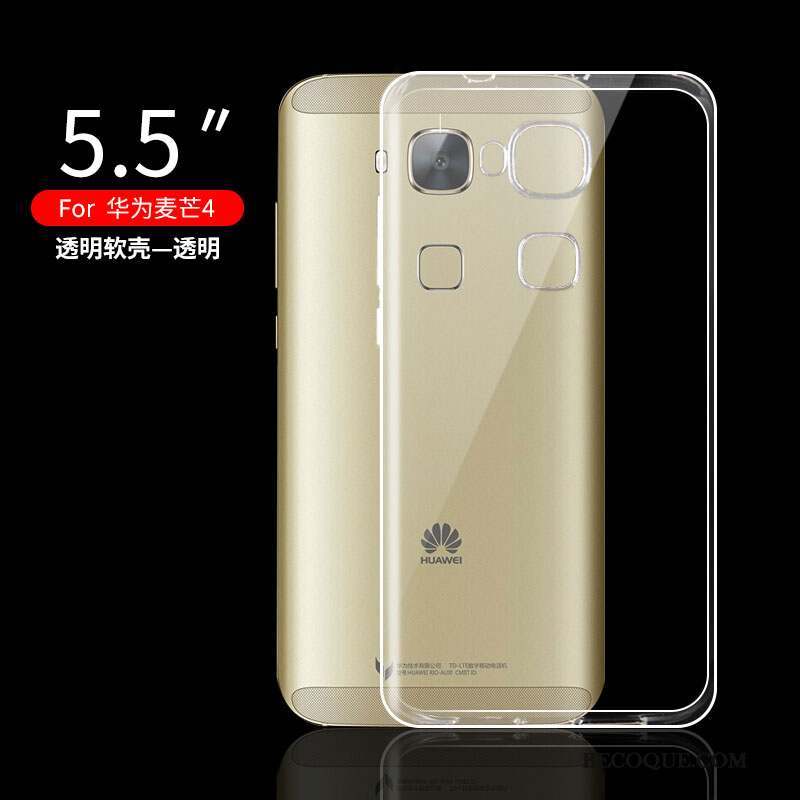 Huawei G7 Plus Tout Compris Coque De Téléphone Protection Silicone Étui Transparent