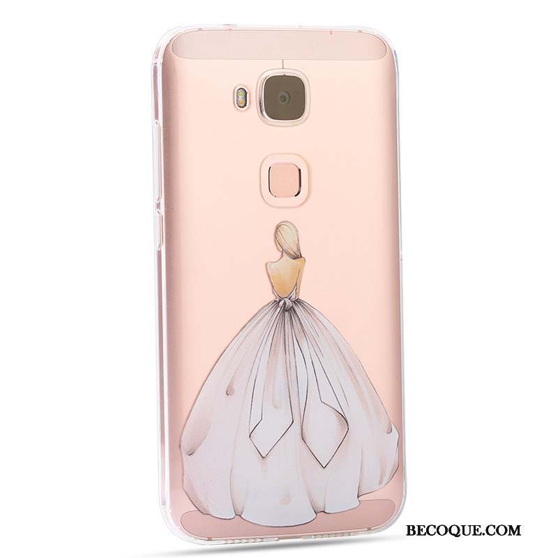 Huawei G7 Plus Tout Compris Fluide Doux Silicone Étui Personnalité Coque De Téléphone