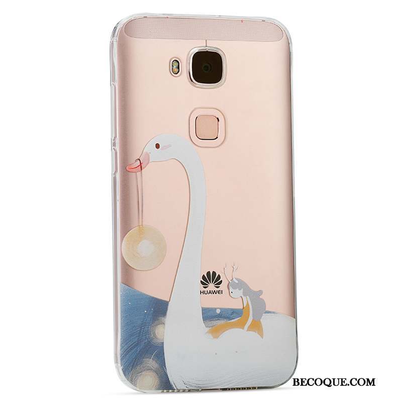 Huawei G7 Plus Tout Compris Fluide Doux Silicone Étui Personnalité Coque De Téléphone