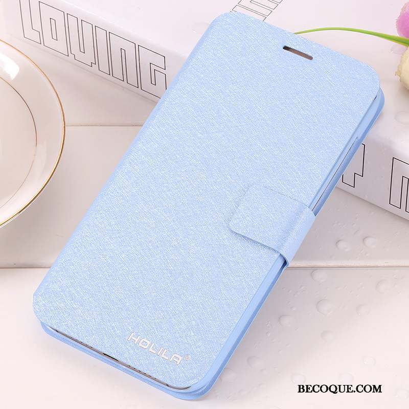 Huawei G7 Plus Étui En Cuir Coque De Téléphone Protection Housse Bleu Clair Téléphone Portable