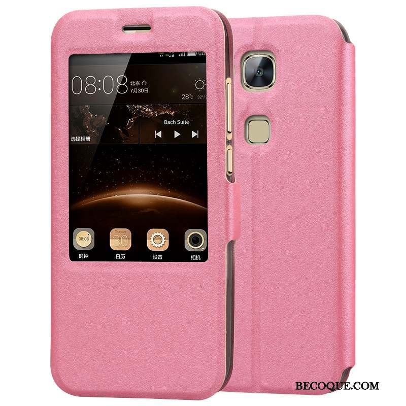 Huawei G7 Plus Étui Silicone Fluide Doux Coque Housse Noir