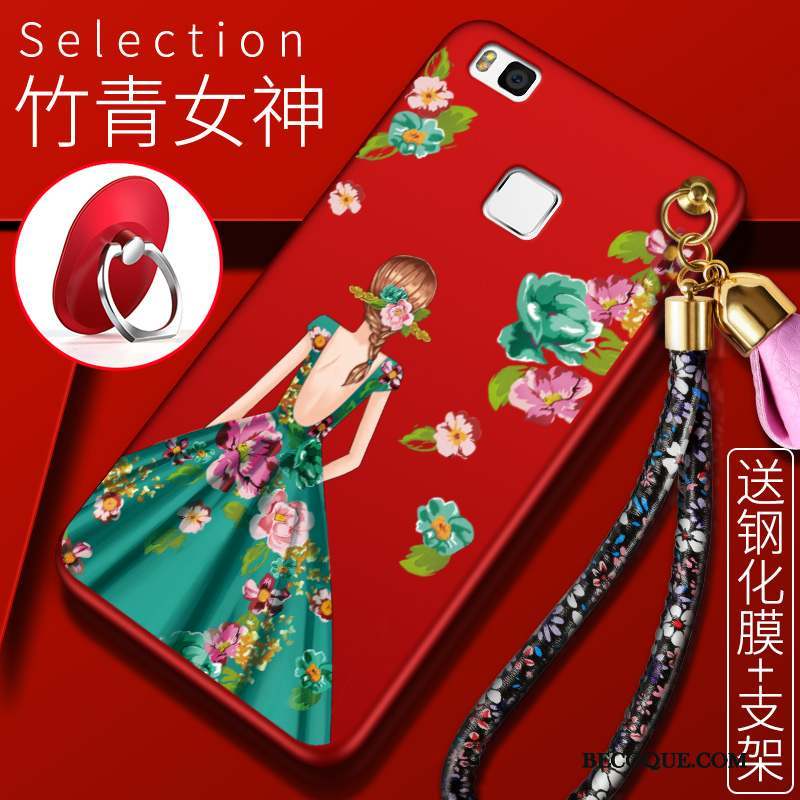 Huawei G9 Lite Coque De Téléphone Jeunesse Tout Compris Rouge Protection Étui