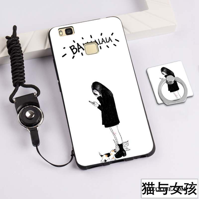 Huawei G9 Lite Coque De Téléphone Peinture Étui Dessin Animé Téléphone Portable Rose