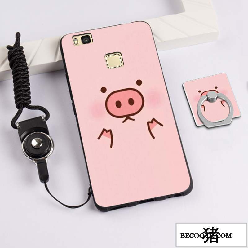 Huawei G9 Lite Coque De Téléphone Peinture Étui Dessin Animé Téléphone Portable Rose