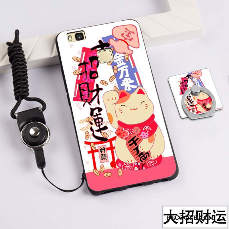 Huawei G9 Lite Coque De Téléphone Peinture Étui Dessin Animé Téléphone Portable Rose