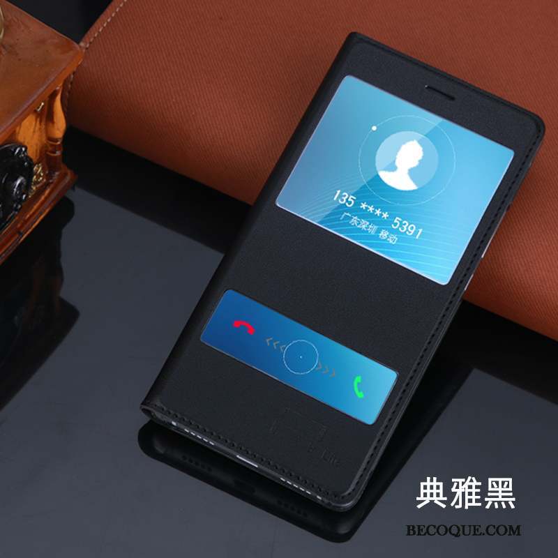Huawei G9 Lite Coque Incassable Étui En Cuir Téléphone Portable Clamshell Rose Jeunesse
