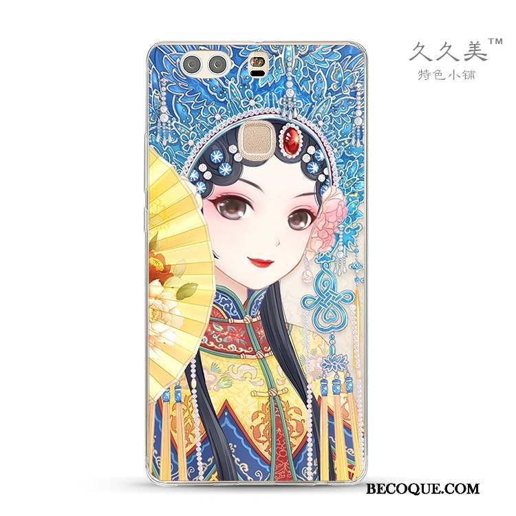 Huawei G9 Lite Coque Protection Jeunesse Étui Incassable Silicone Style Chinois