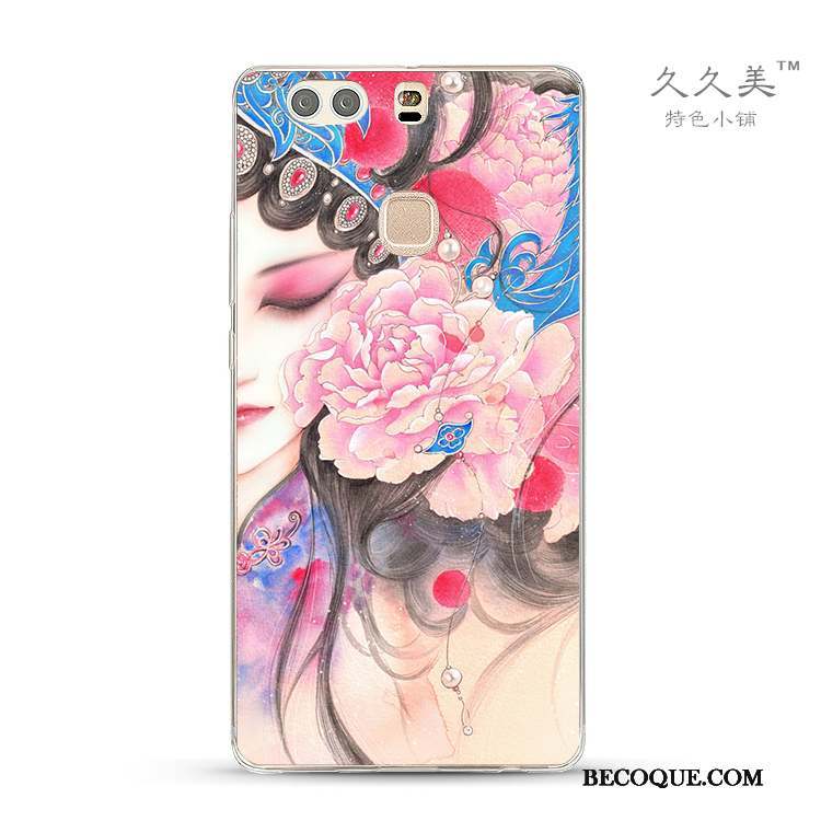 Huawei G9 Lite Coque Protection Jeunesse Étui Incassable Silicone Style Chinois
