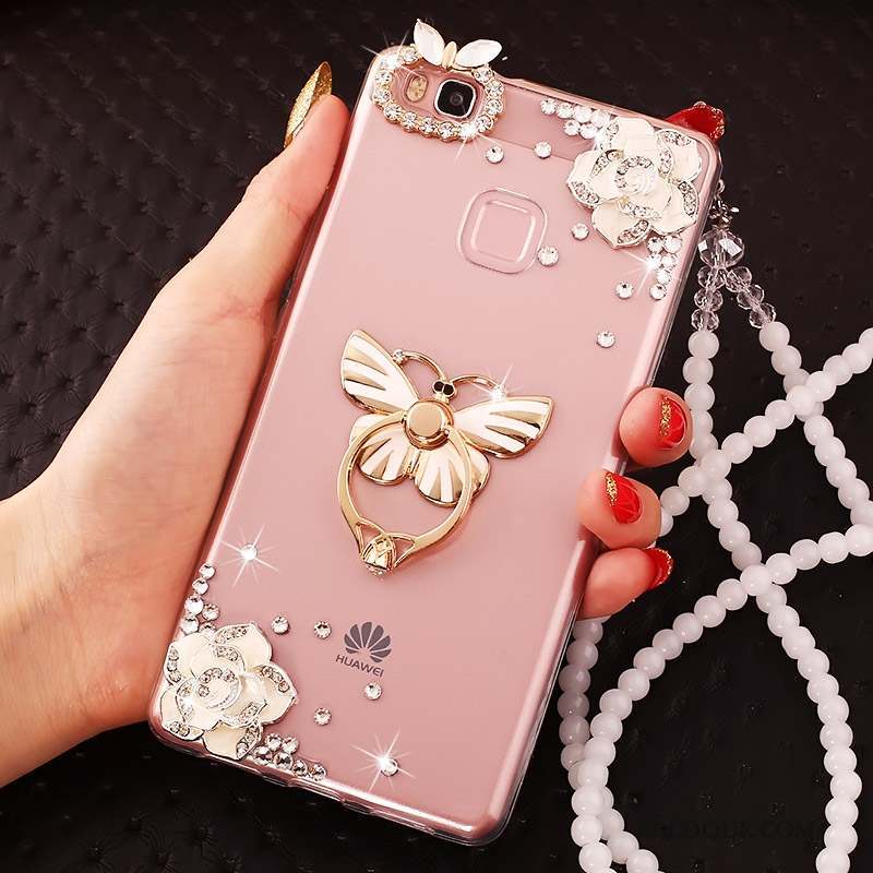 Huawei G9 Lite Strass Incassable Jeunesse Bleu Protection Coque