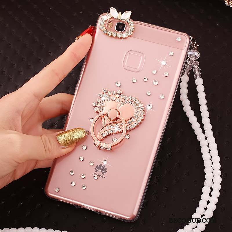 Huawei G9 Lite Strass Incassable Jeunesse Bleu Protection Coque