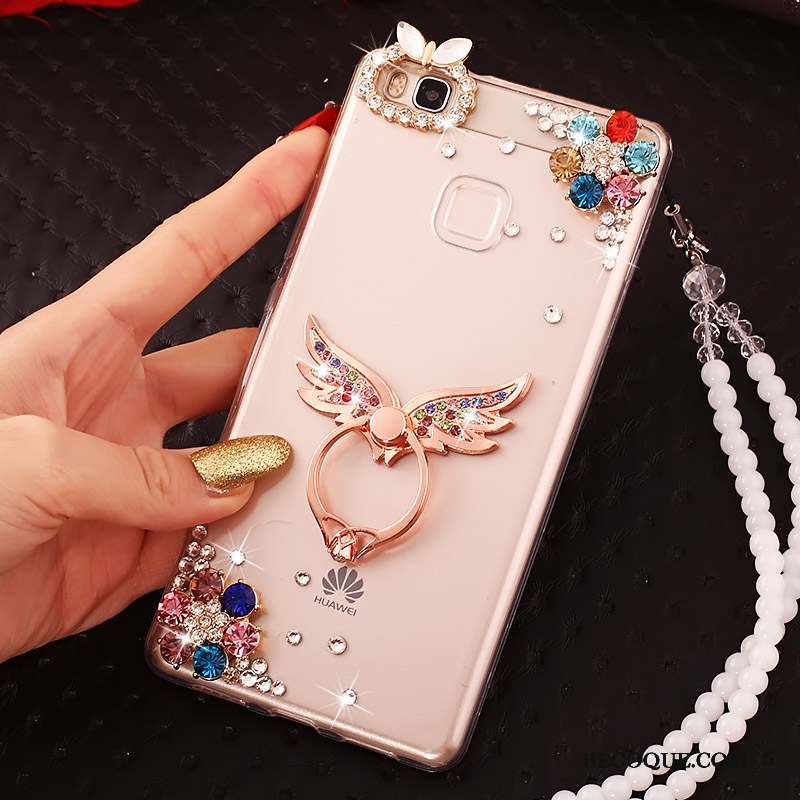 Huawei G9 Lite Strass Incassable Jeunesse Bleu Protection Coque