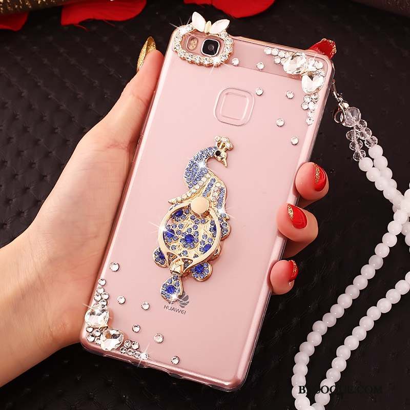 Huawei G9 Lite Strass Incassable Jeunesse Bleu Protection Coque