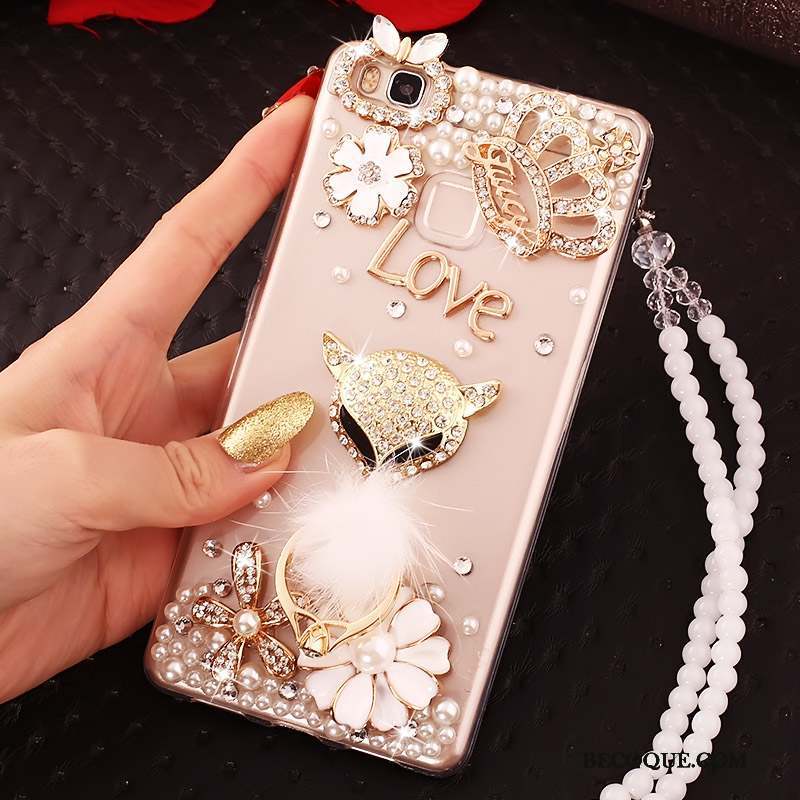 Huawei G9 Lite Strass Incassable Jeunesse Bleu Protection Coque